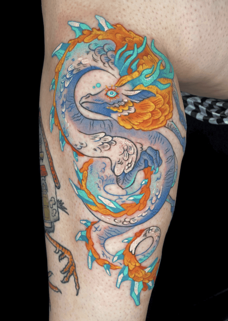 Light Dragon Legend of Zelda Tattoo