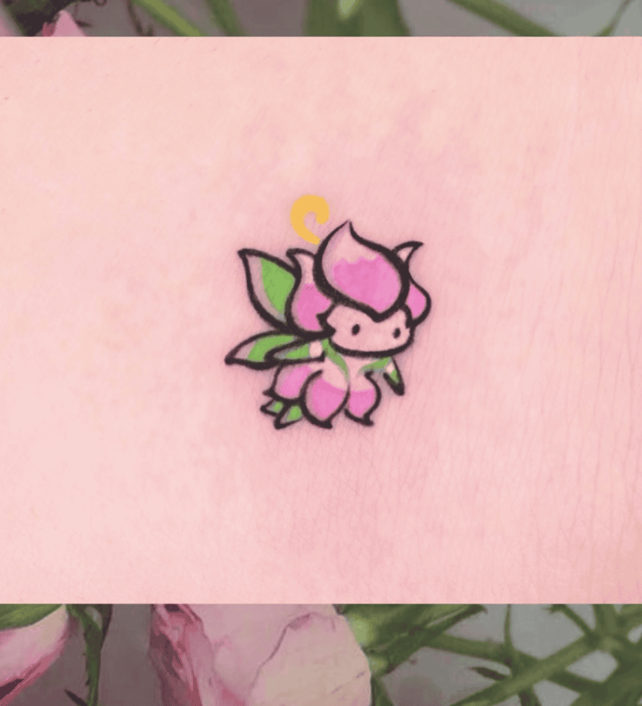 Lillymon Cute Digimon Tattoo