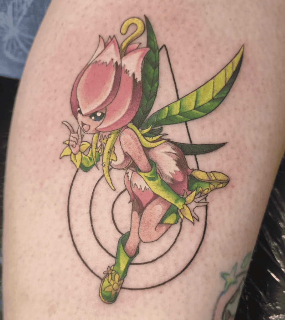 Lillymon Digimon Tattoo