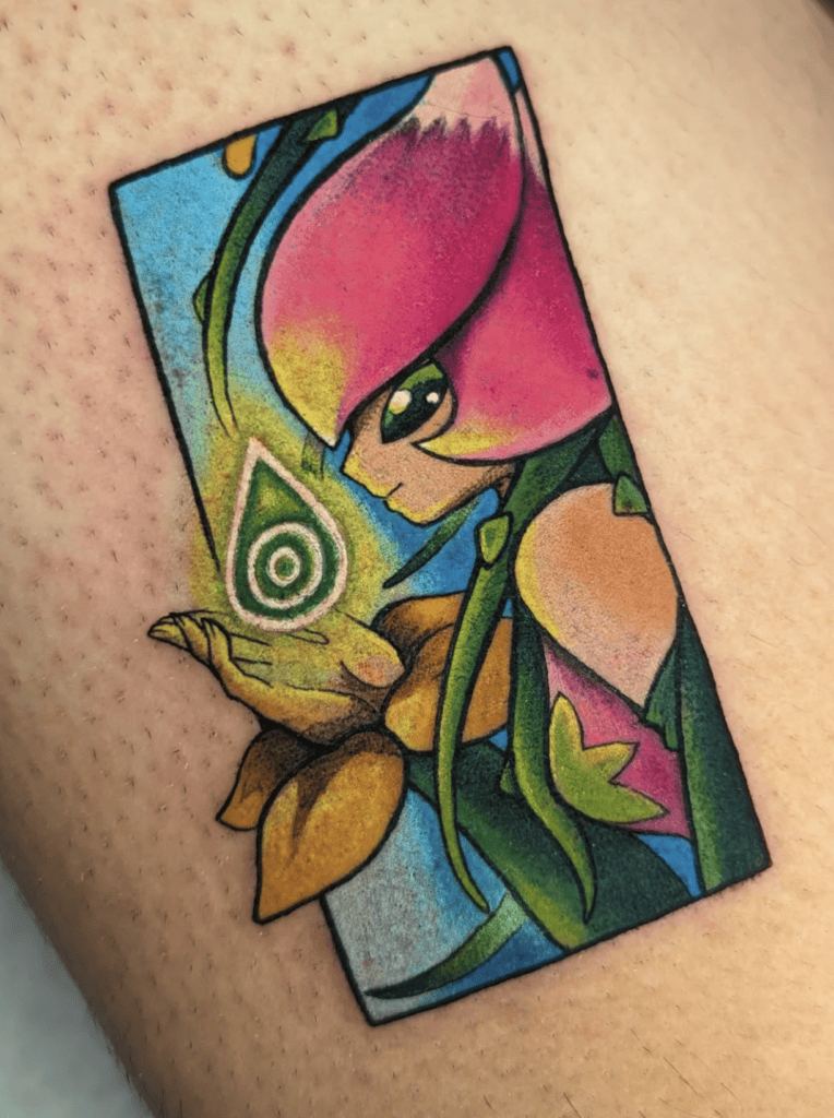 Lillymon Frame Digimon Tattoo