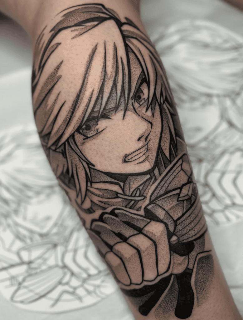 Link Sword Legend of Zelda Tattoo
