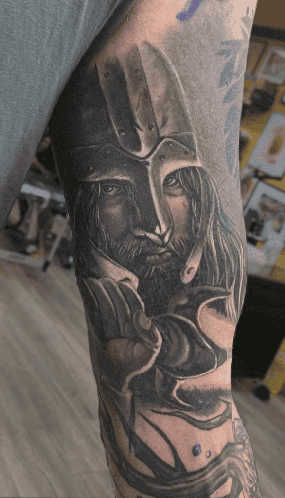 Lugh Helmet Celtic Mythology Tattoo