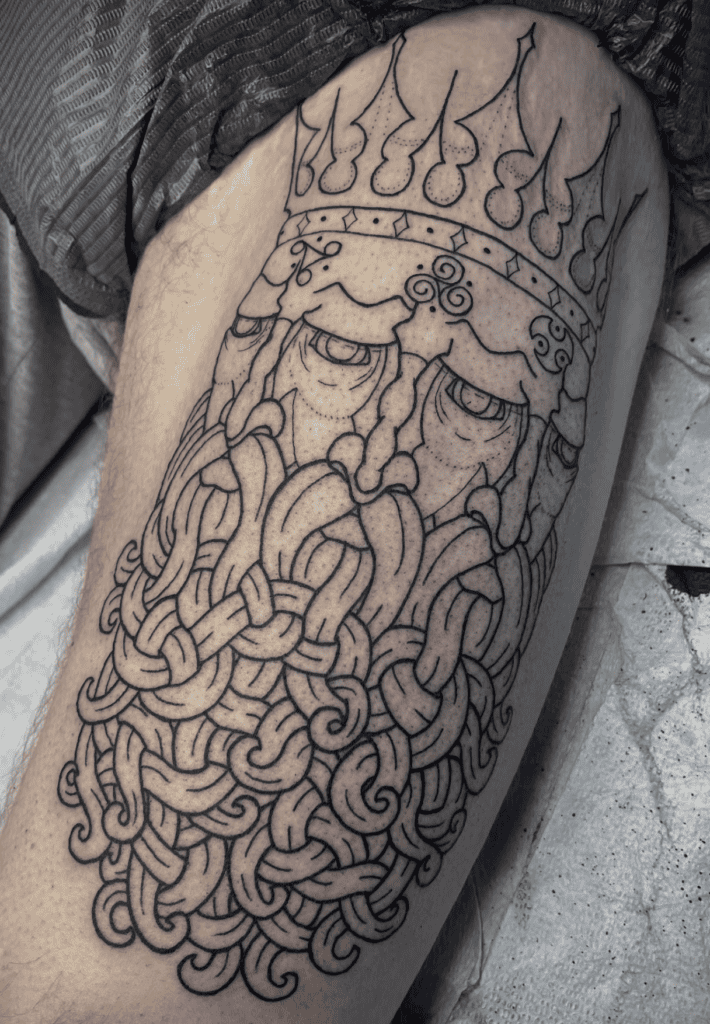 Lugh Three Celtic Mythology Tattoo