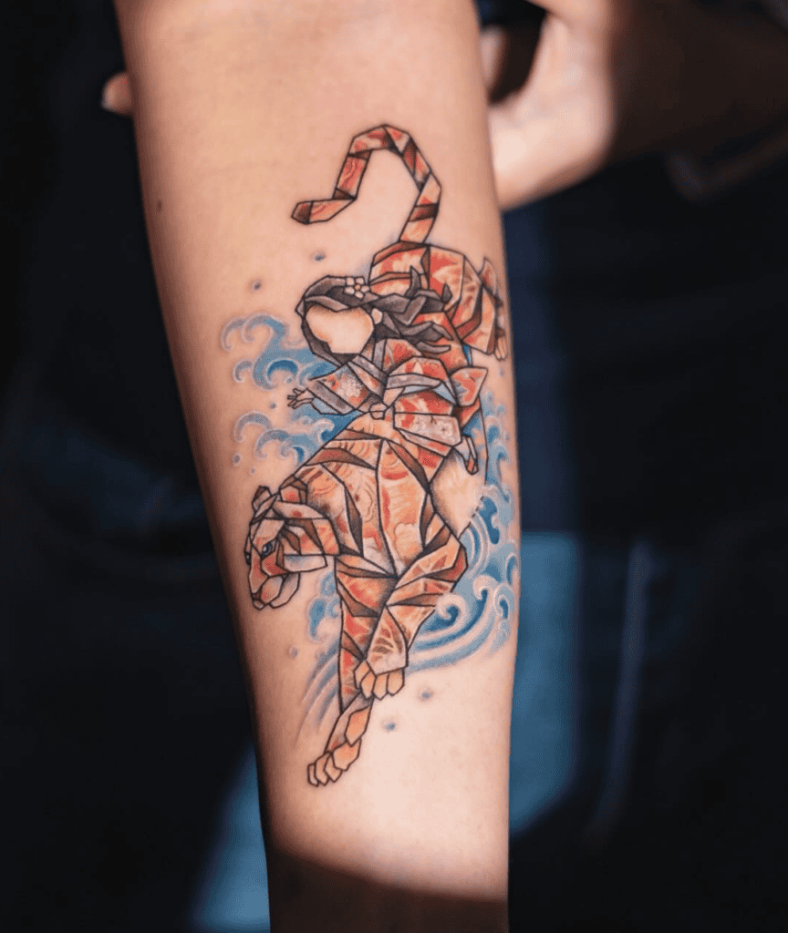 Lunar Zodiac Tiger Tattoo