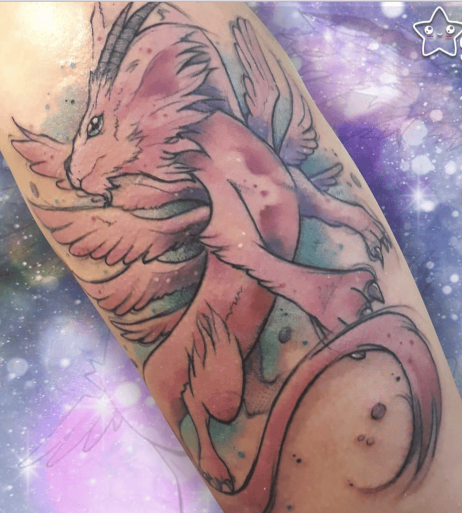 Magnadramon Digimon Tattoo