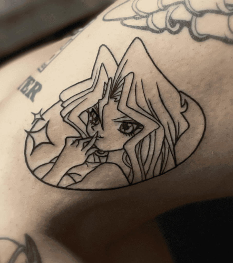 Mai Valentine Frame Yu-Gi-Oh! Tattoo