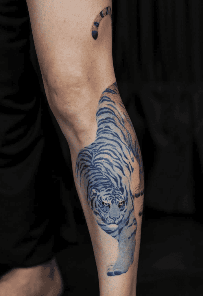 Maltese Tiger Prowl Tattoo