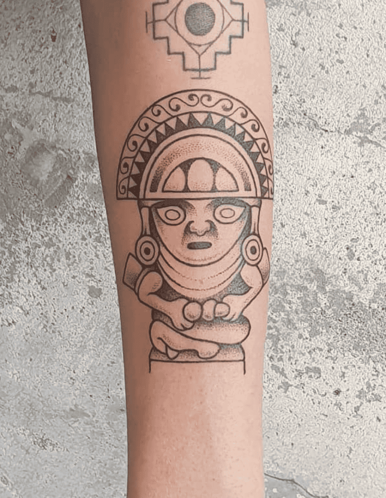 Mama Quilla Statue Inca Mythology Tattoo