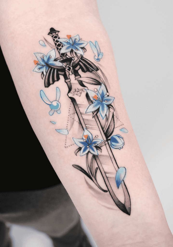 Master Sword Legend of Zelda Tattoo