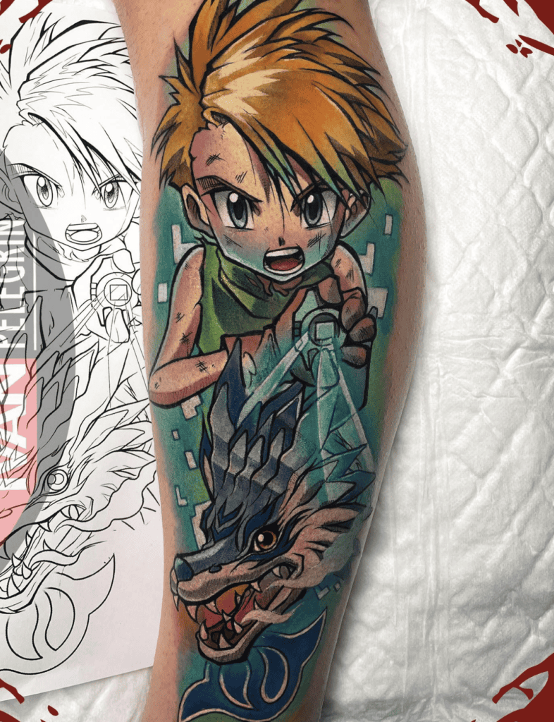 Matt Digivice Digimon Tattoo