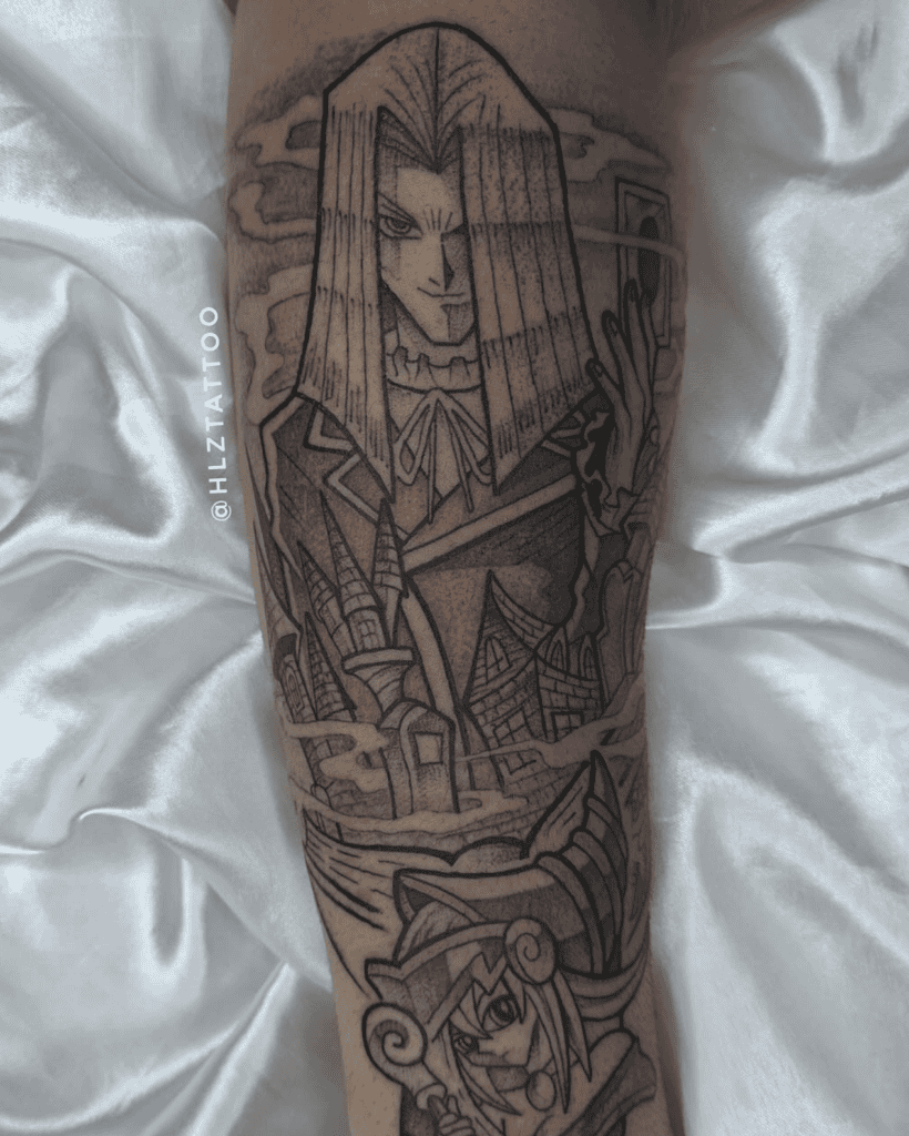 Maximillion Pegasus Yu-Gi-Oh! Tattoo