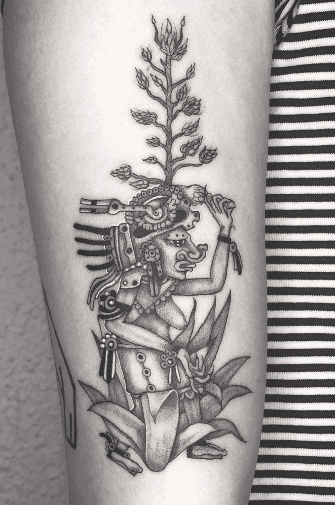 Mayahuel Painting Aztec Mythology Tattoo