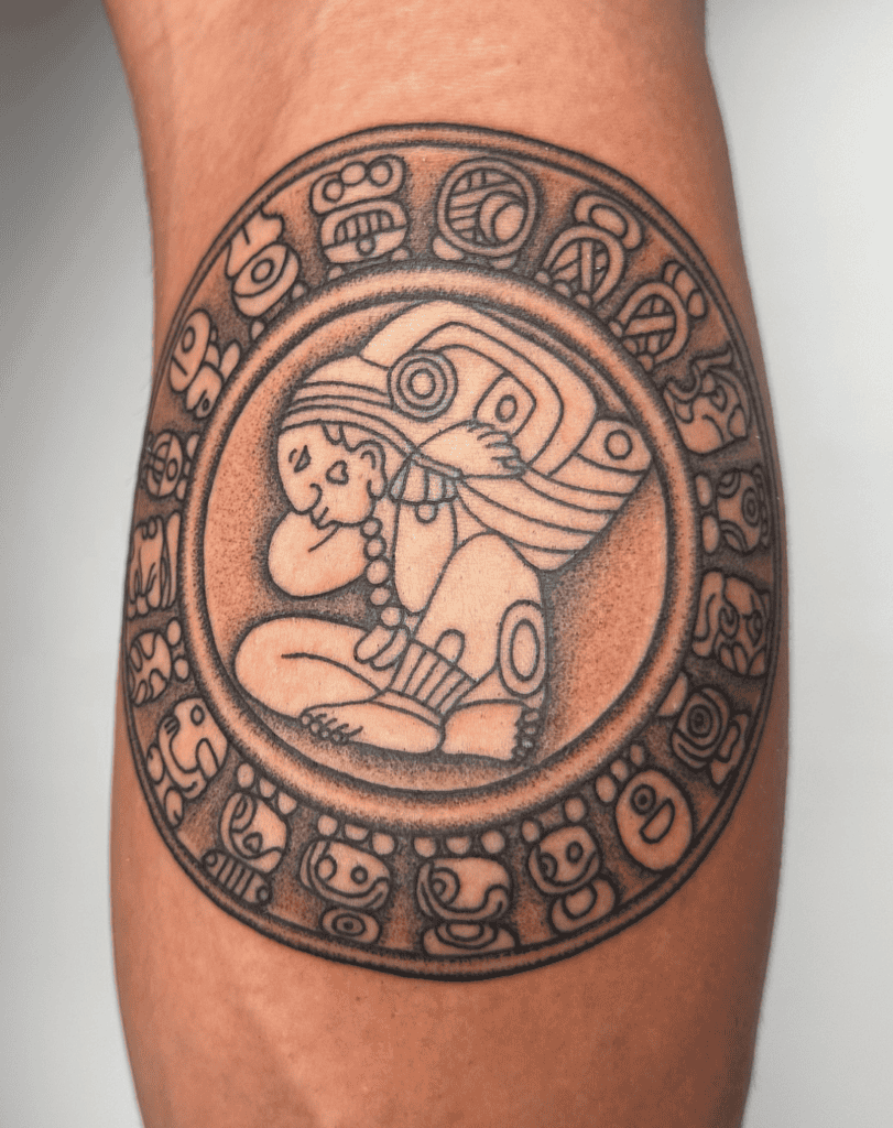 Mayan Calendar Disk Mayan Mythology Tattoo