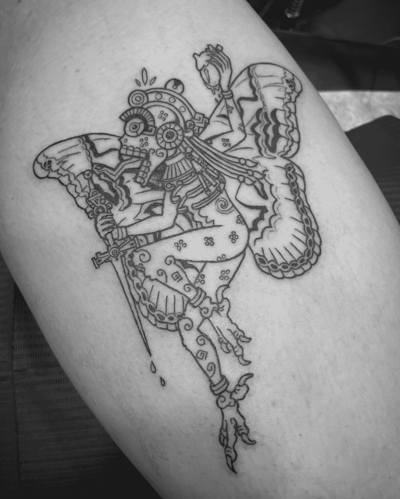 Mictecacihuatl Painting Aztec Mythology Tattoo