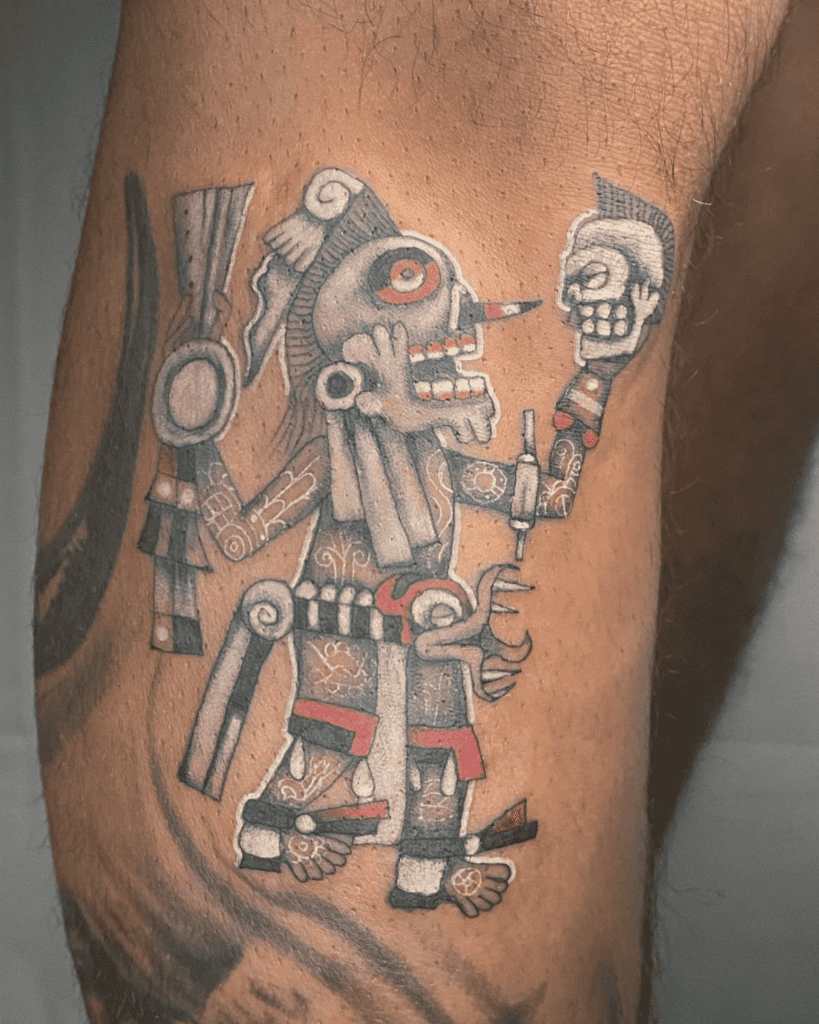 Mictlantecuhtli Painting Aztec Mythology Tattoo