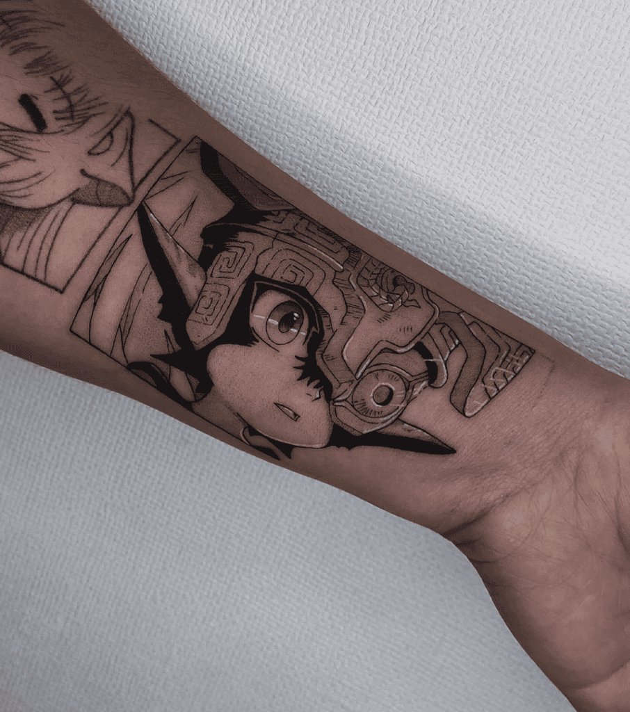Midna Manga Legend of Zelda Tattoo