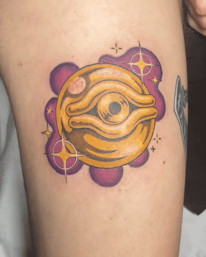 Millennium Eye Shine Yu-Gi-Oh! Tattoo