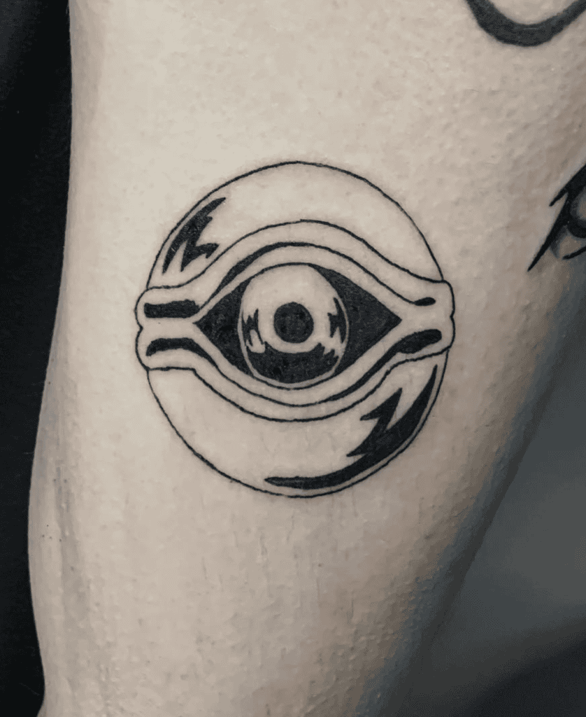 Millennium Eye Simple Yu-Gi-Oh! Tattoo