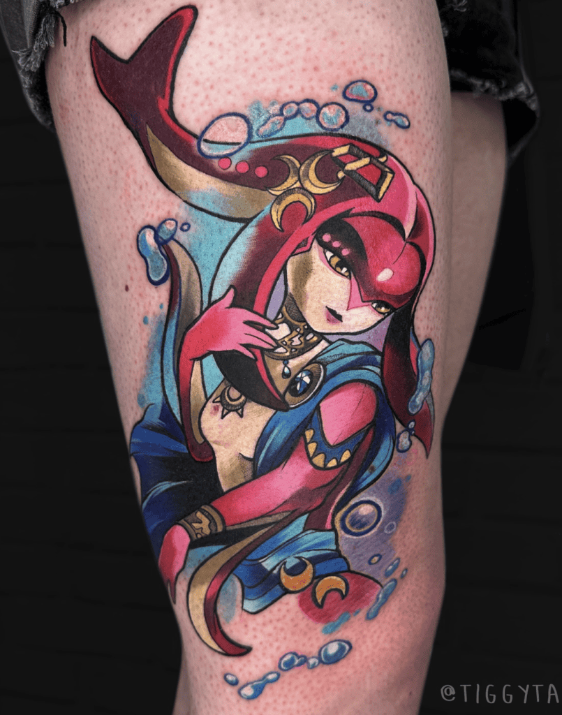 Mipha Legend of Zelda Tattoo