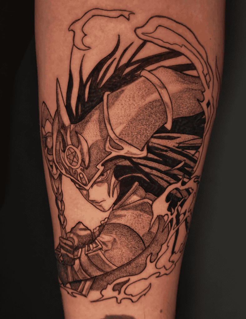 Miscellaneous Magician of Black Chaos Yu-Gi-Oh! Tattoo