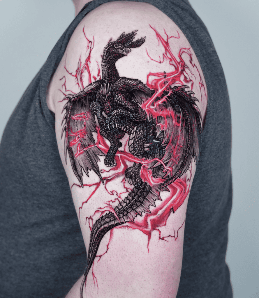 Monster Hunter Alatreon Dragon Tattoo