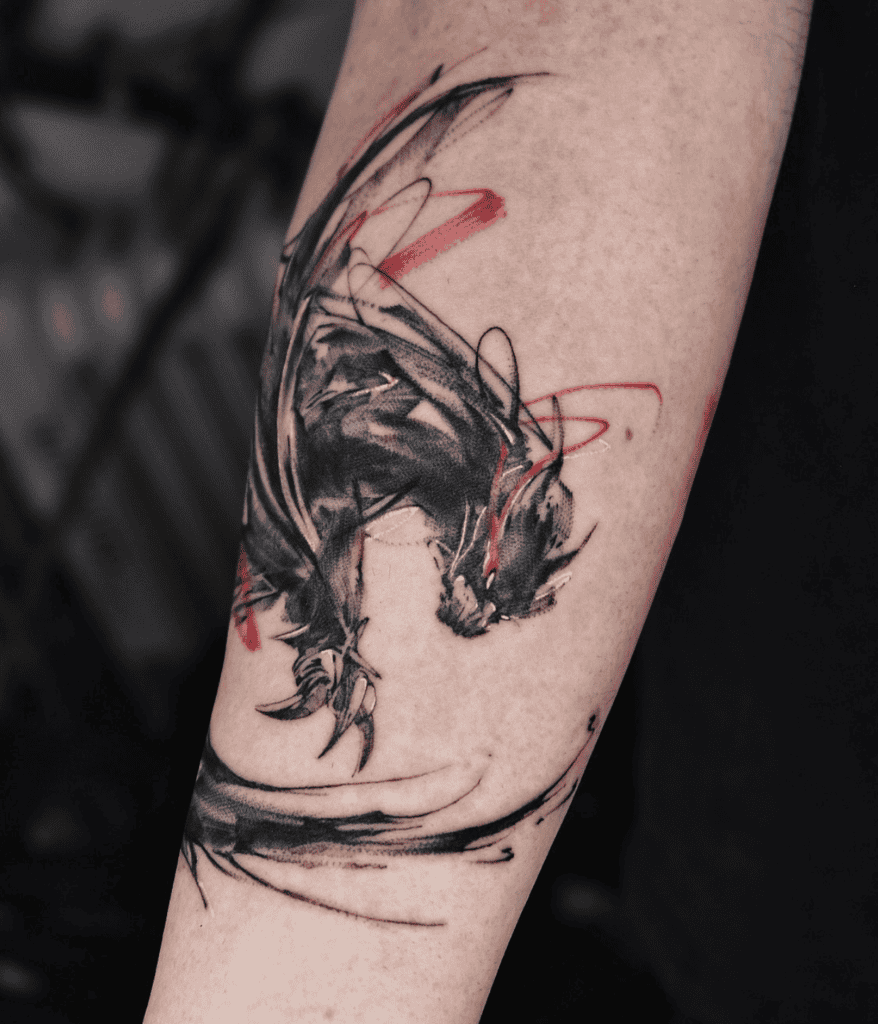 Monster Hunter Nargacuga Dragon Tattoo