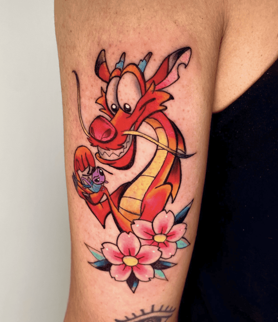 Mushu Crickee Dragon Tattoo