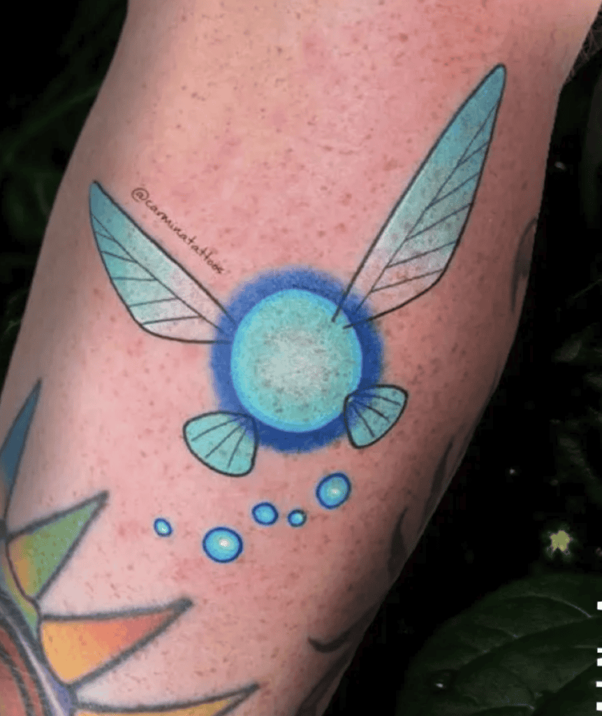 Navi Fairy Legend of Zelda Tattoo