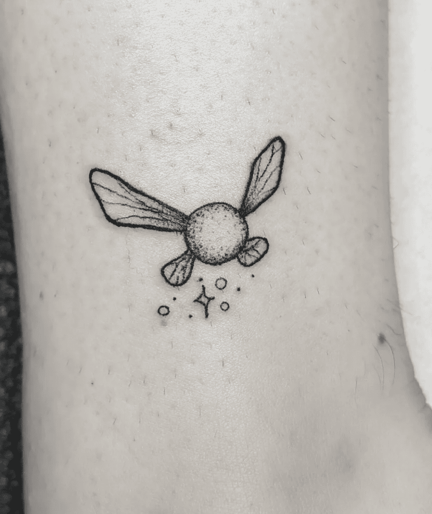 Navi Sparkle Legend of Zelda Tattoo