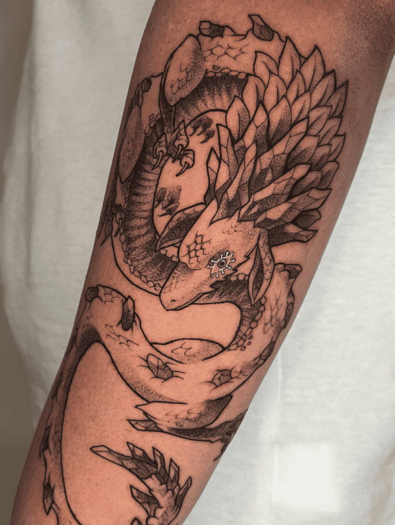 Naydra Dragon Legend of Zelda Tattoo