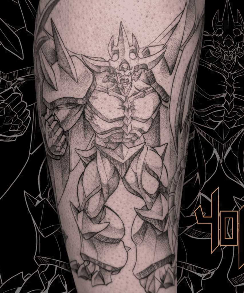 Obelisk the Tormentor Body Yu-Gi-Oh! Tattoo