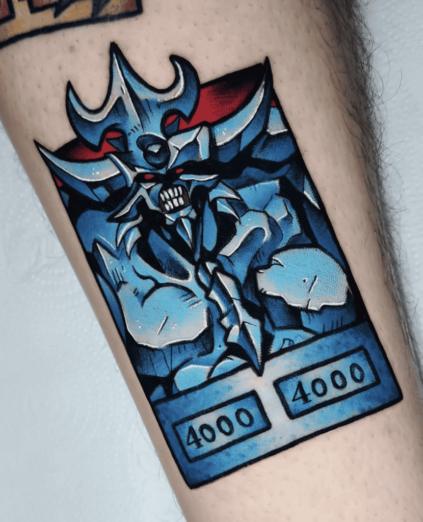 Obelisk the Tormentor Card Yu-Gi-Oh! Tattoo