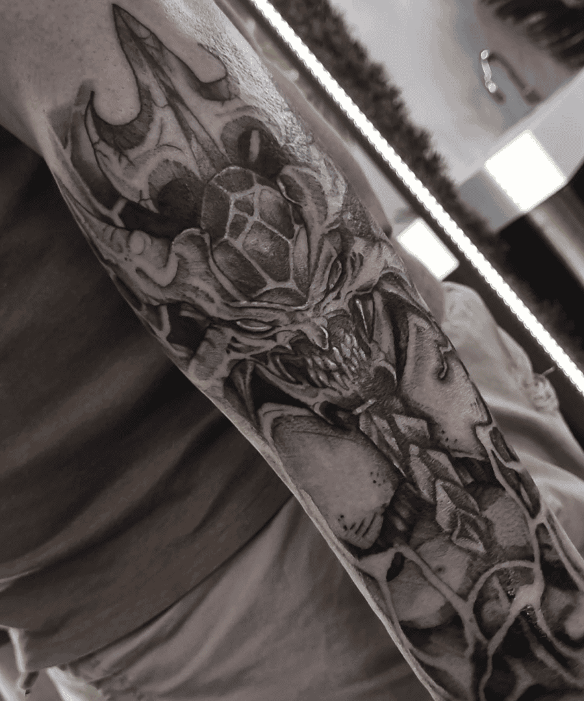 Obelisk the Tormentor Fierce Yu-Gi-Oh! Tattoo