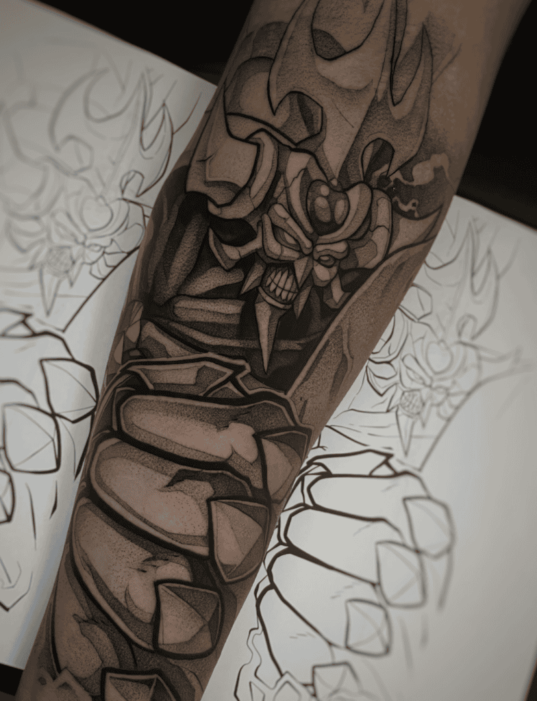 Obelisk the Tormentor Yu-Gi-Oh! Tattoo