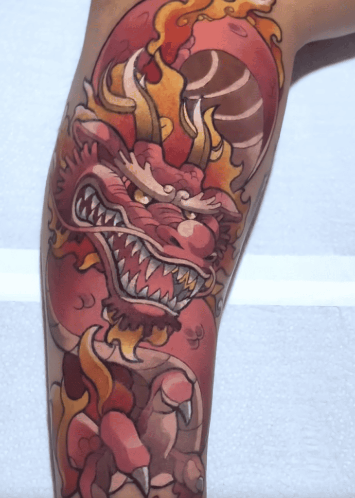 One Piece Dragon Tattoo