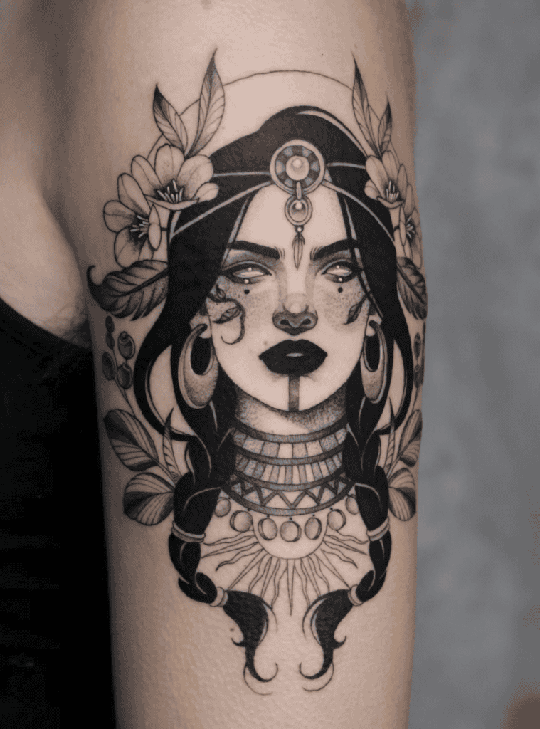 Pachamama Human Inca Mythology Tattoo