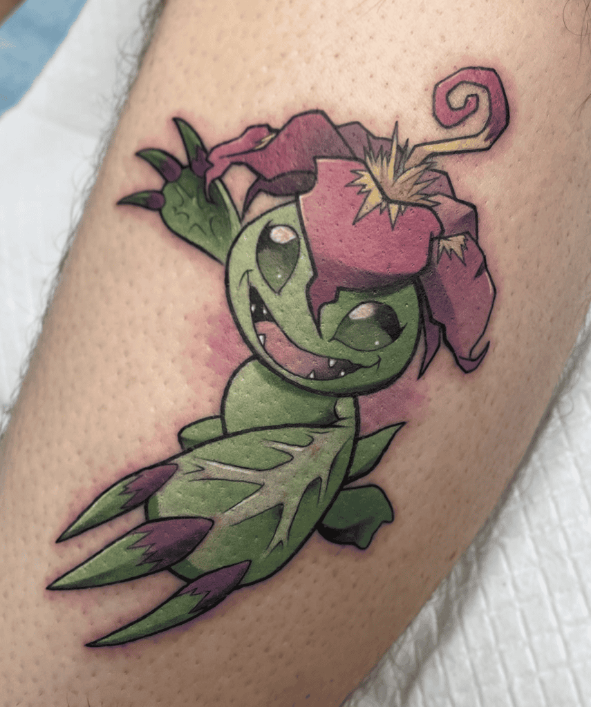 Palmon Attack Digimon Tattoo
