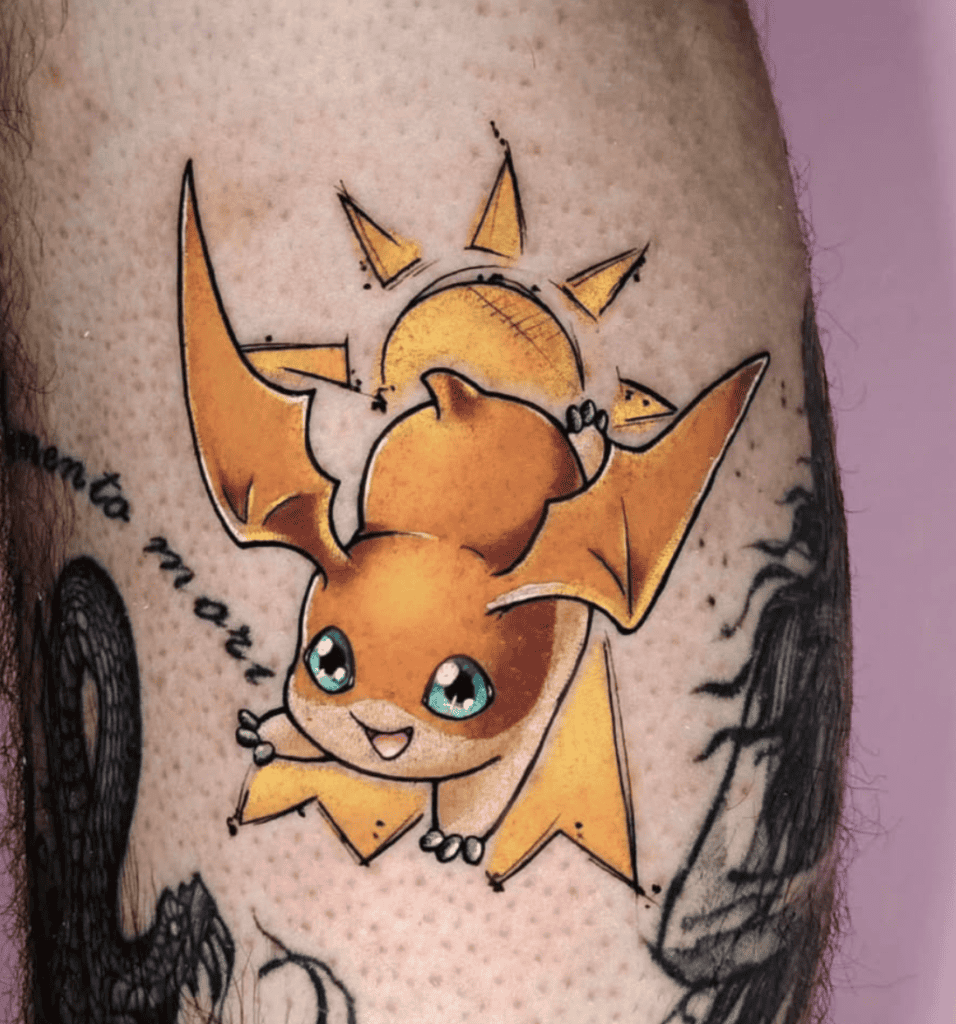 Patamon Symbol Digimon Tattoo