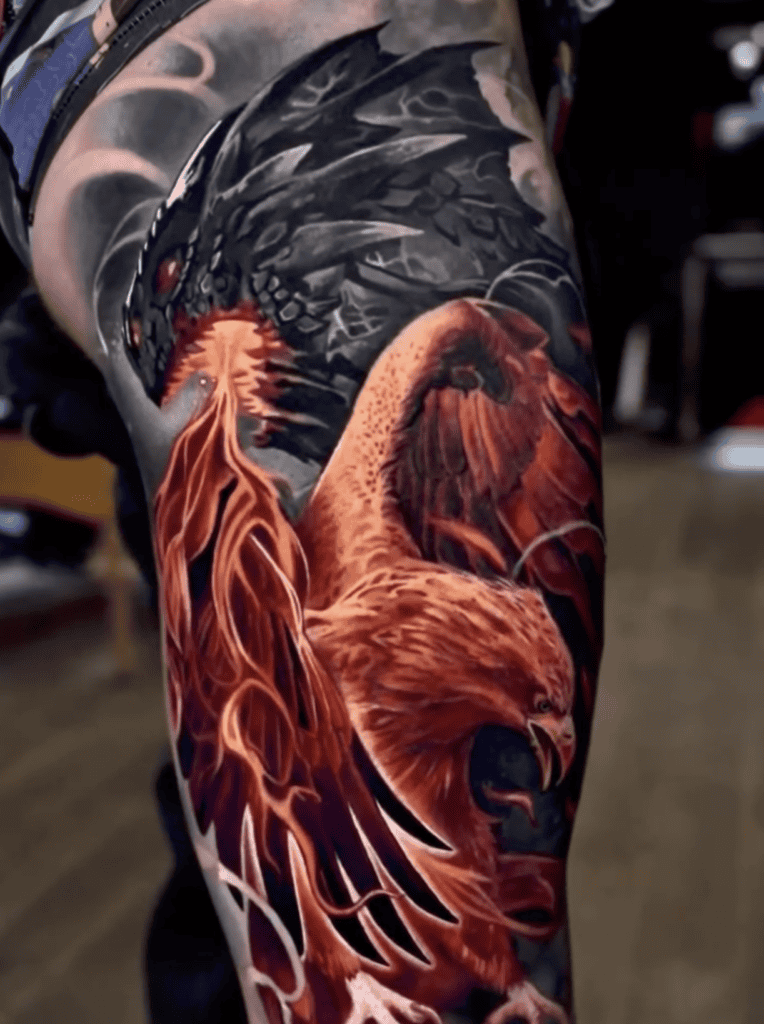 Phoenix Dragon Tattoo