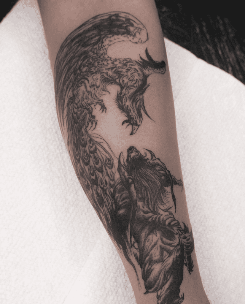 Phoenix Final Fantasy Tattoo