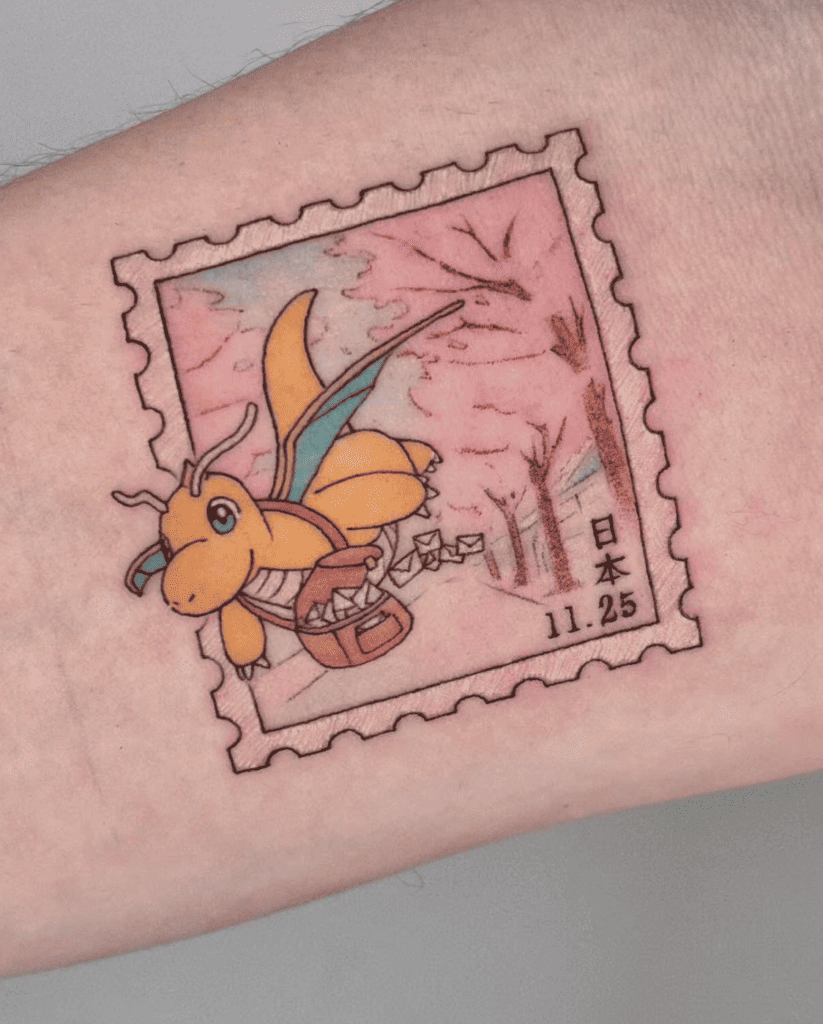 Pokémon Dragonite Dragon Tattoo