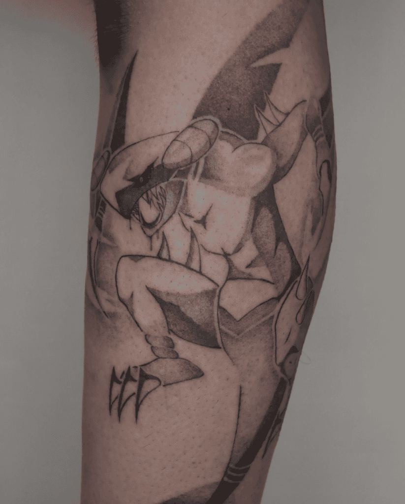 Pokémon Garchomp Dragon Tattoo