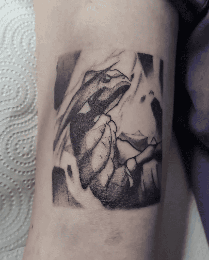 Pokémon Haxorus Dragon Tattoo