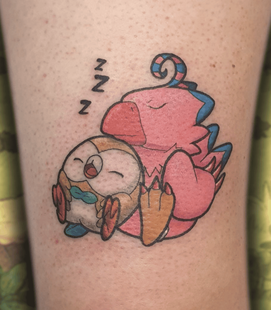 Pokémon X Digimon Tattoo