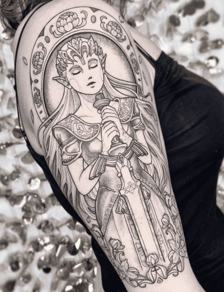 Princess Zelda Legend of Zelda Tattoo
