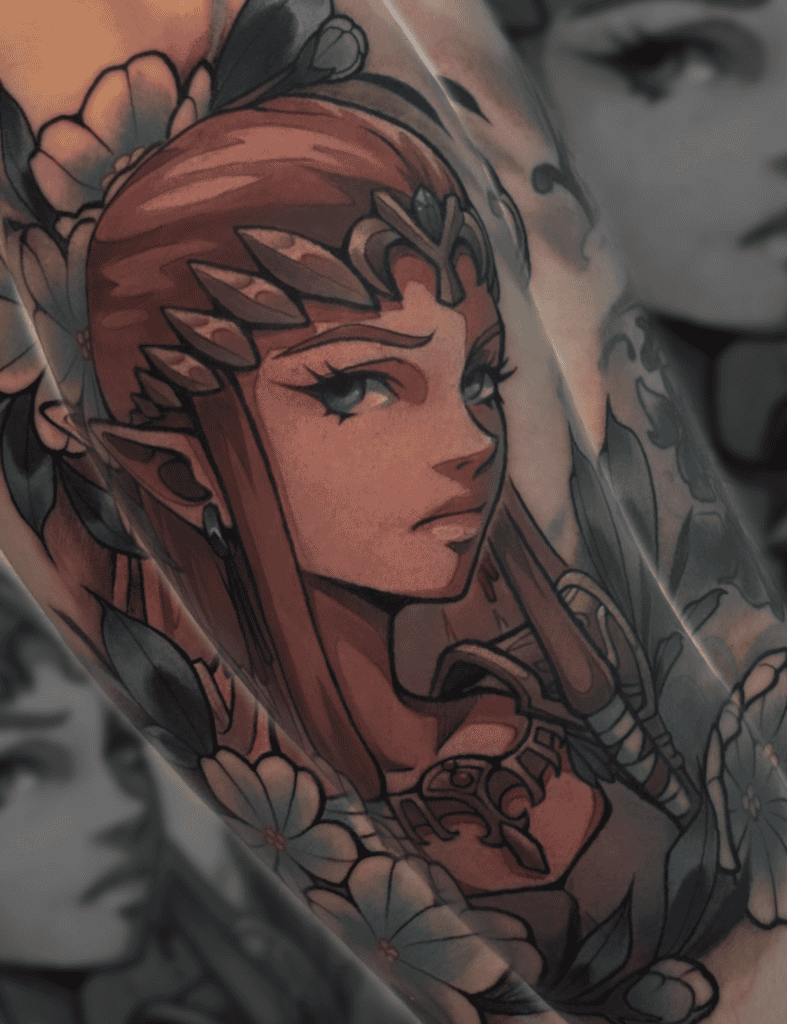 Princess Zelda Neo Legend of Zelda Tattoo
