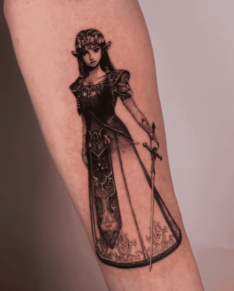 Princess Zelda TP Legend of Zelda Tattoo