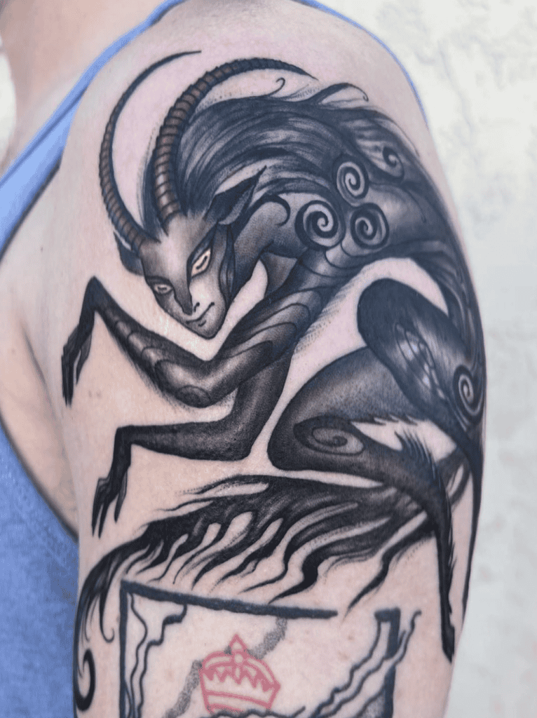 Púca Celtic Mythology Tattoo