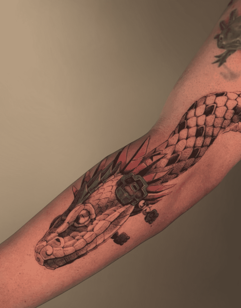 Quetzalcoatl Aztec Mythology Tattoo