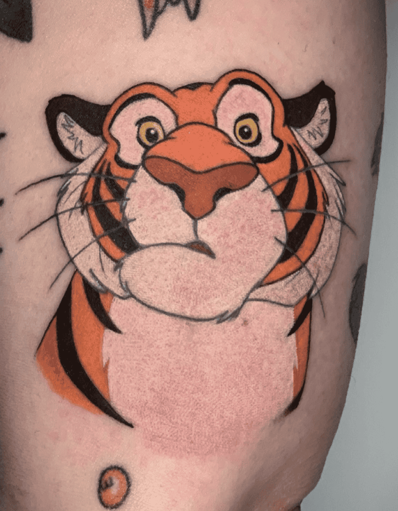 Rajah Confused Tiger Tattoo
